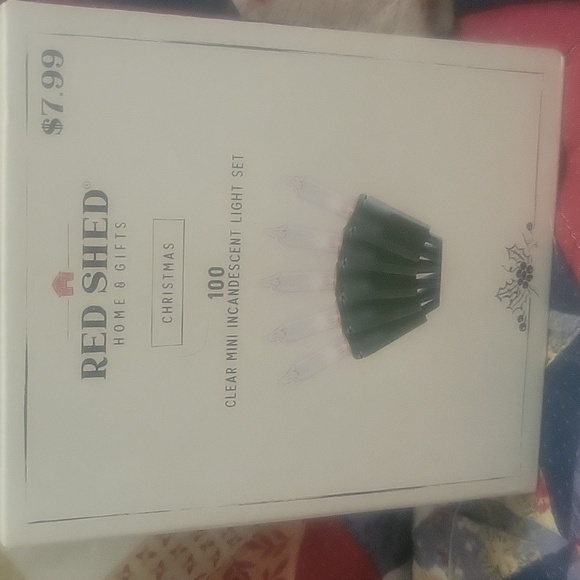 NEW 5 boxes of red Shed 100 Clear Mini Lights - Picture 2 of 3